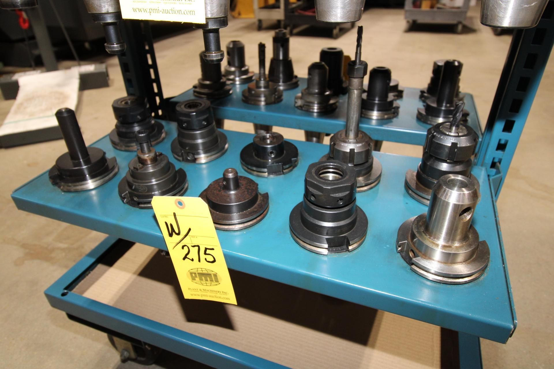 LOT OF CAT-50 TOOL HOLDERS (APPROX. 30) (cart not included) - Image 3 of 4