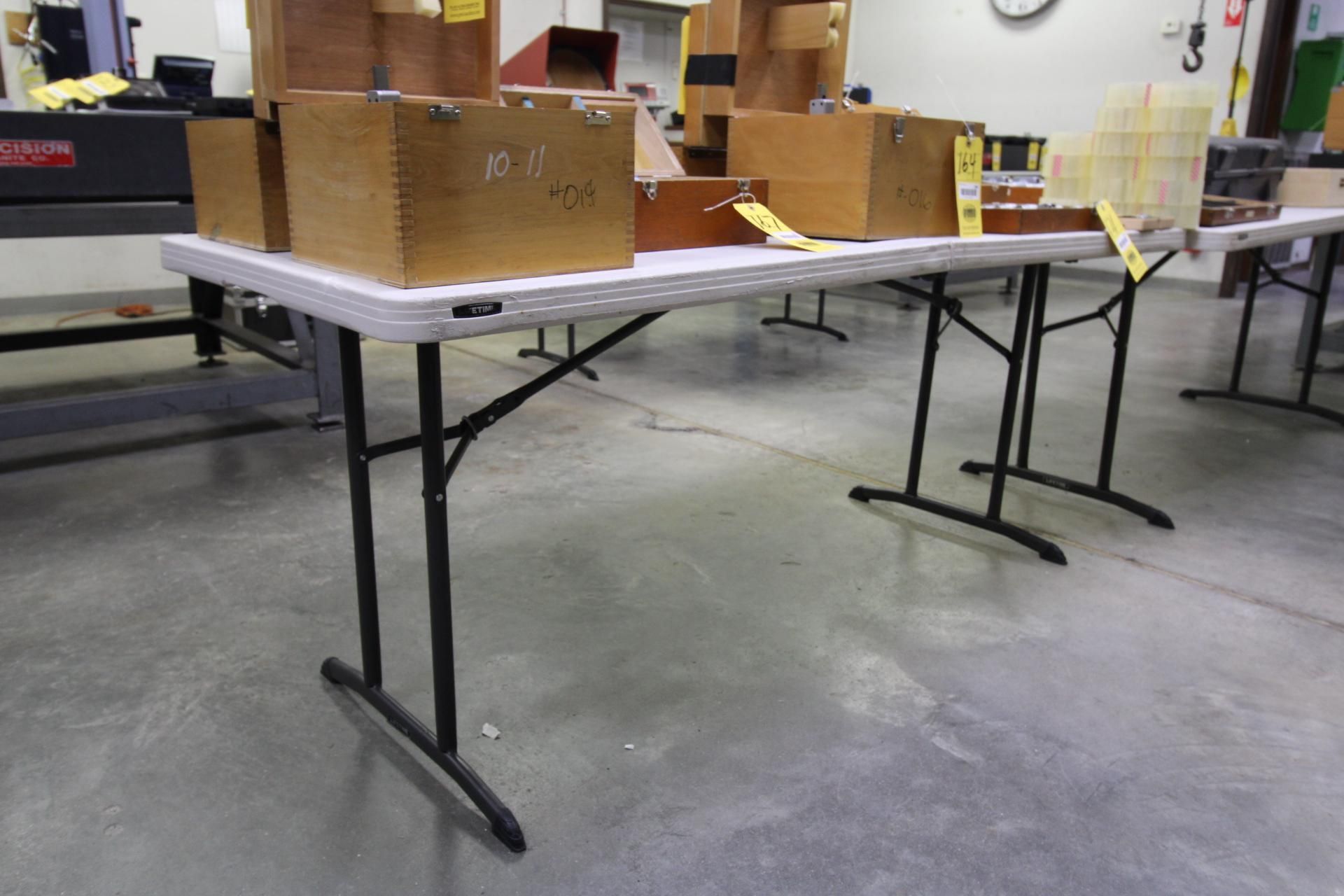 LOT OF LIFETIME CENTER FOLDING TABLES (3), 30"W. x 72"L. (Note: two week delayed removal) - Image 5 of 5