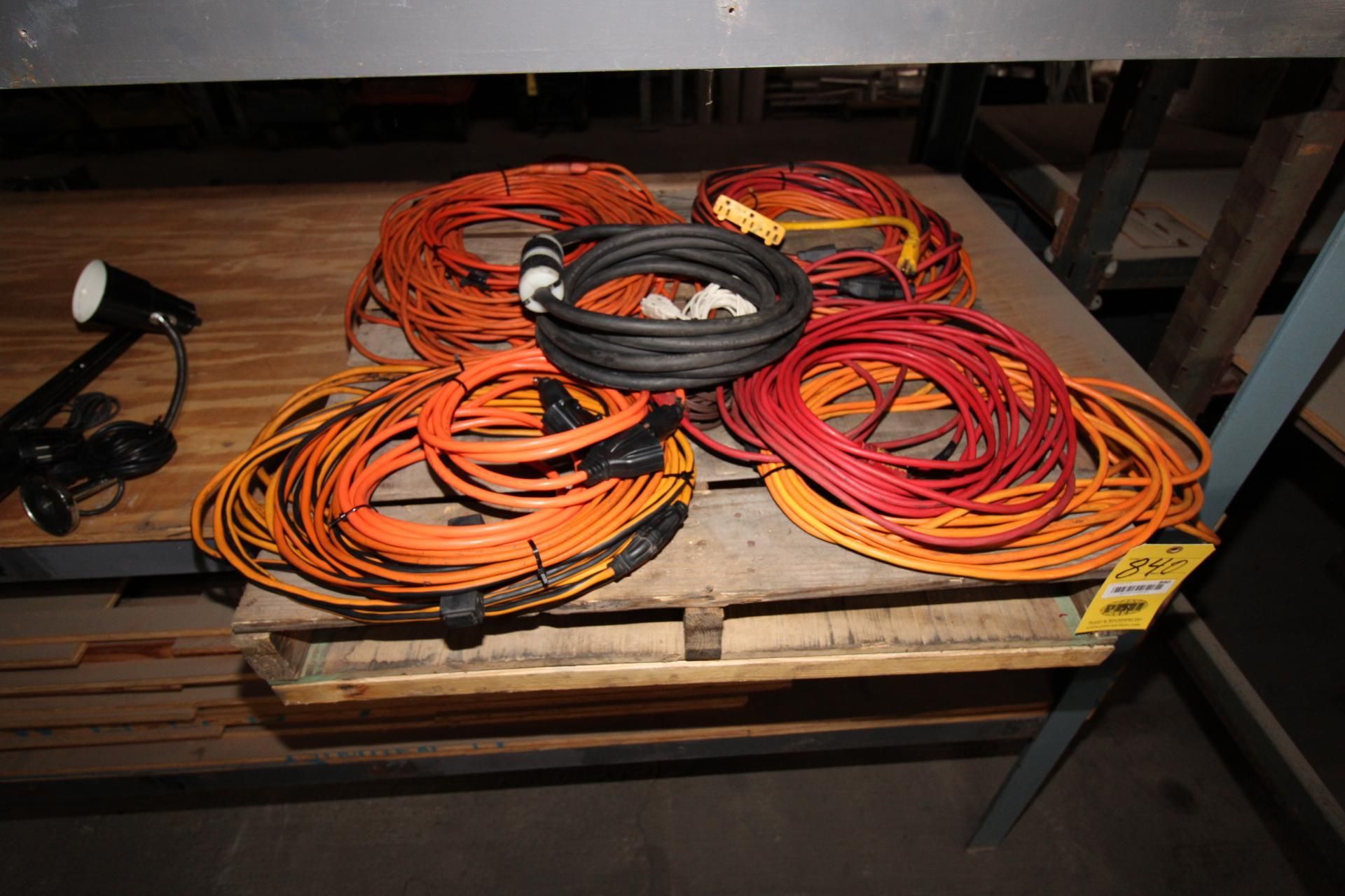 LOT OF EXTENSION CORDS (on one pallet)