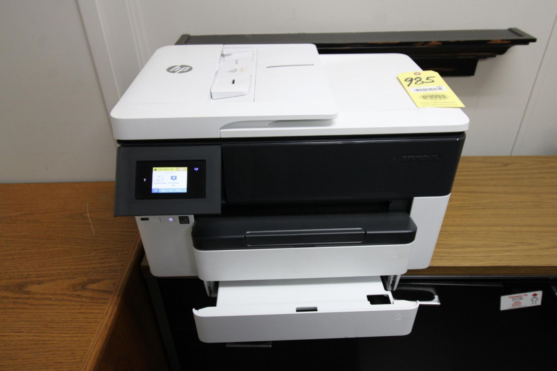 WIDE FORMAT ALL-IN-ONE COLOR PRINTER, HP OFFICE JET PRO 7740, w/ wireless printing
