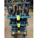 LOT OF CAT-50 TOOL HOLDERS (APPROX. 30) (cart not included)