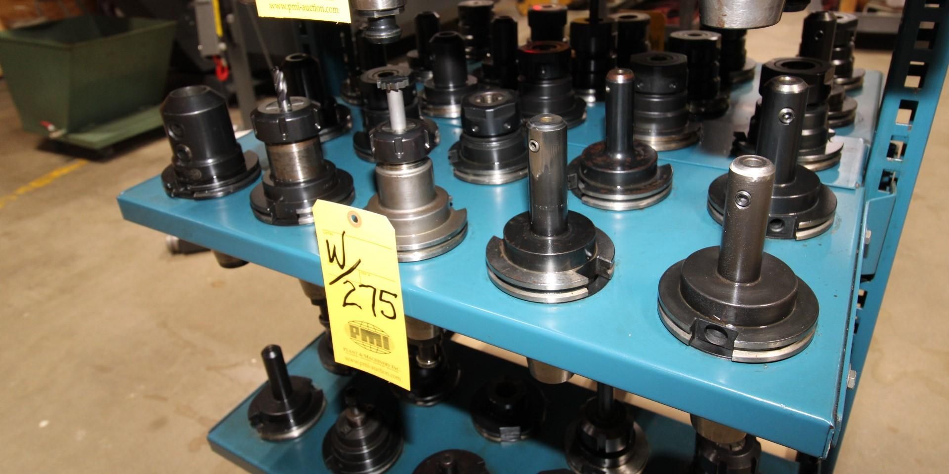 LOT OF CAT-50 TOOL HOLDERS (APPROX. 30) (cart not included) - Image 4 of 4