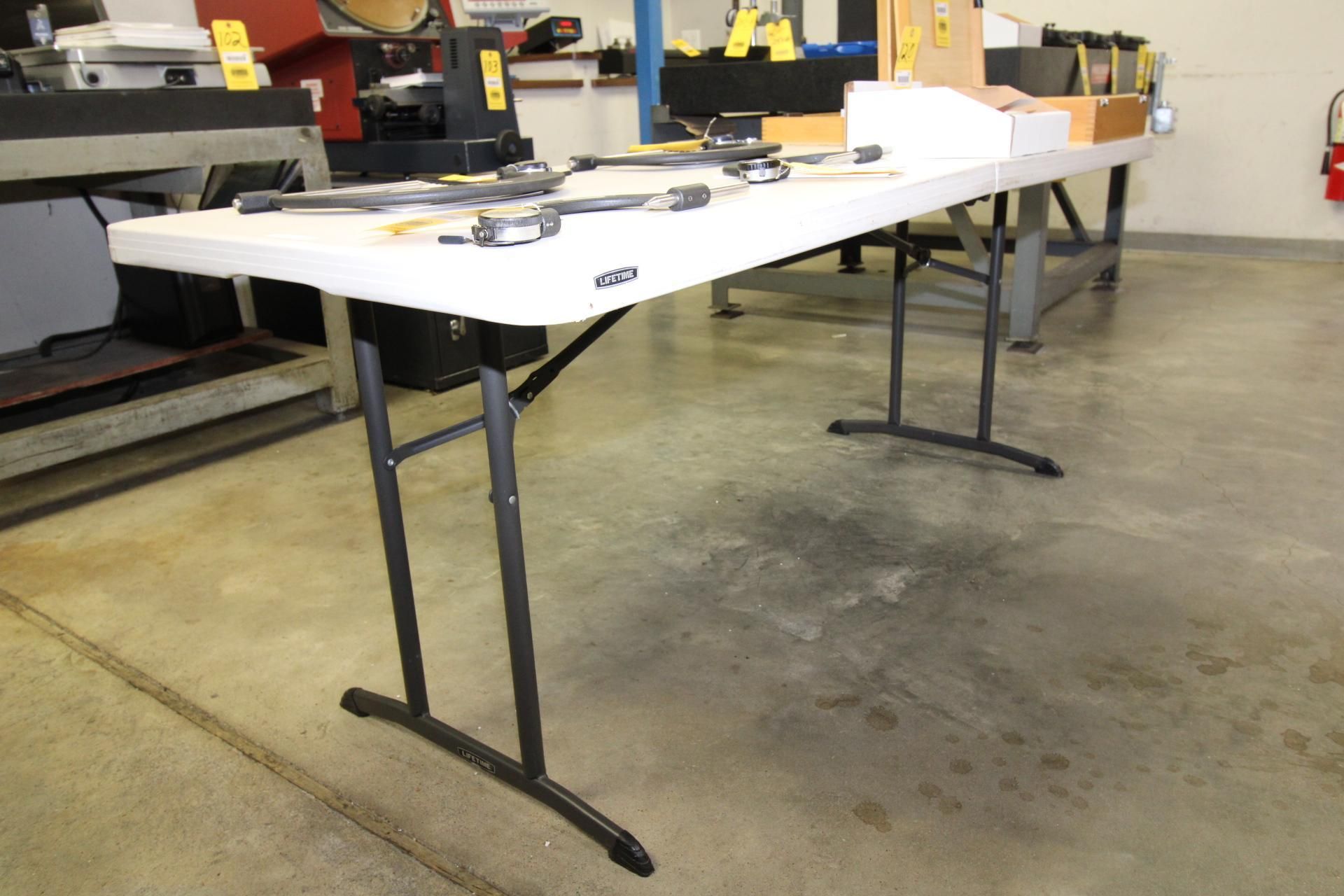 LOT OF LIFETIME CENTER FOLDING TABLES (3), 30"W. x 72"L. (Note: two week delayed removal) - Image 2 of 5