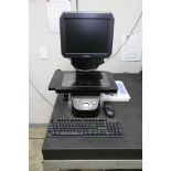 OPTICAL COMPARATOR IMAGE DIMENSION MEASURING SYSTEM, KEYENCE MDL. IM-7030, w/ computer, S/N 3C910037