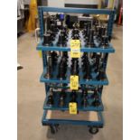 LOT OF CAT-50 TOOL HOLDERS (APPROX. 30) (cart not included)