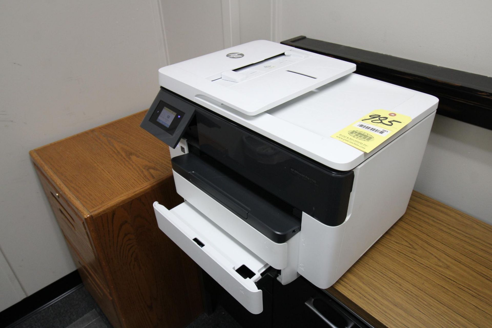 WIDE FORMAT ALL-IN-ONE COLOR PRINTER, HP OFFICE JET PRO 7740, w/ wireless printing - Image 3 of 4