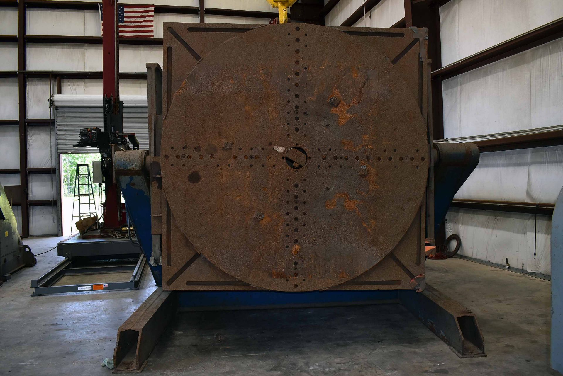 LARGE CAPACITY WELDING POSITIONER, KOIKE ARONSON 95,000 LB. CAP., Mdl. AB-950-96, 96" X 96" square - Image 11 of 11