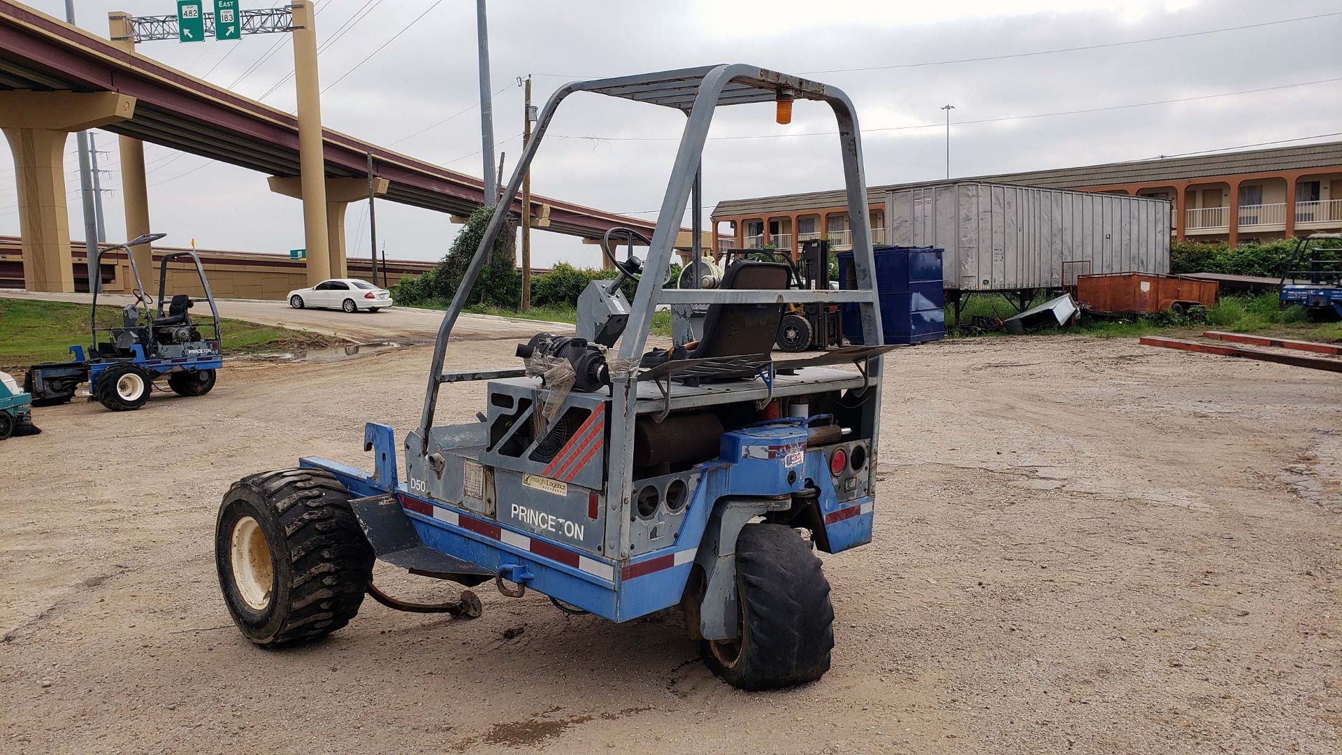 FORKLIFT, PRINCETON 5,000-LB. BASE CAP. MDL D50, diesel engine, 110" 2-stage mast, 144" lift ht., - Image 4 of 5