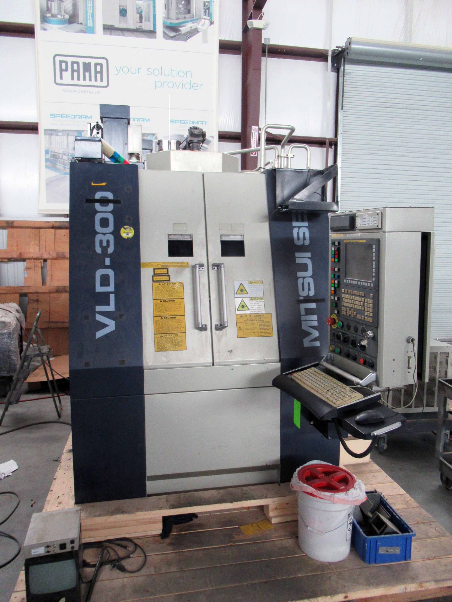 5-AXIS CNC LASER DRILLING MACHINE, MITSUI SEIKI MDL. VLD-300, new 2008, Fanuc series 310i- Mdl. A5