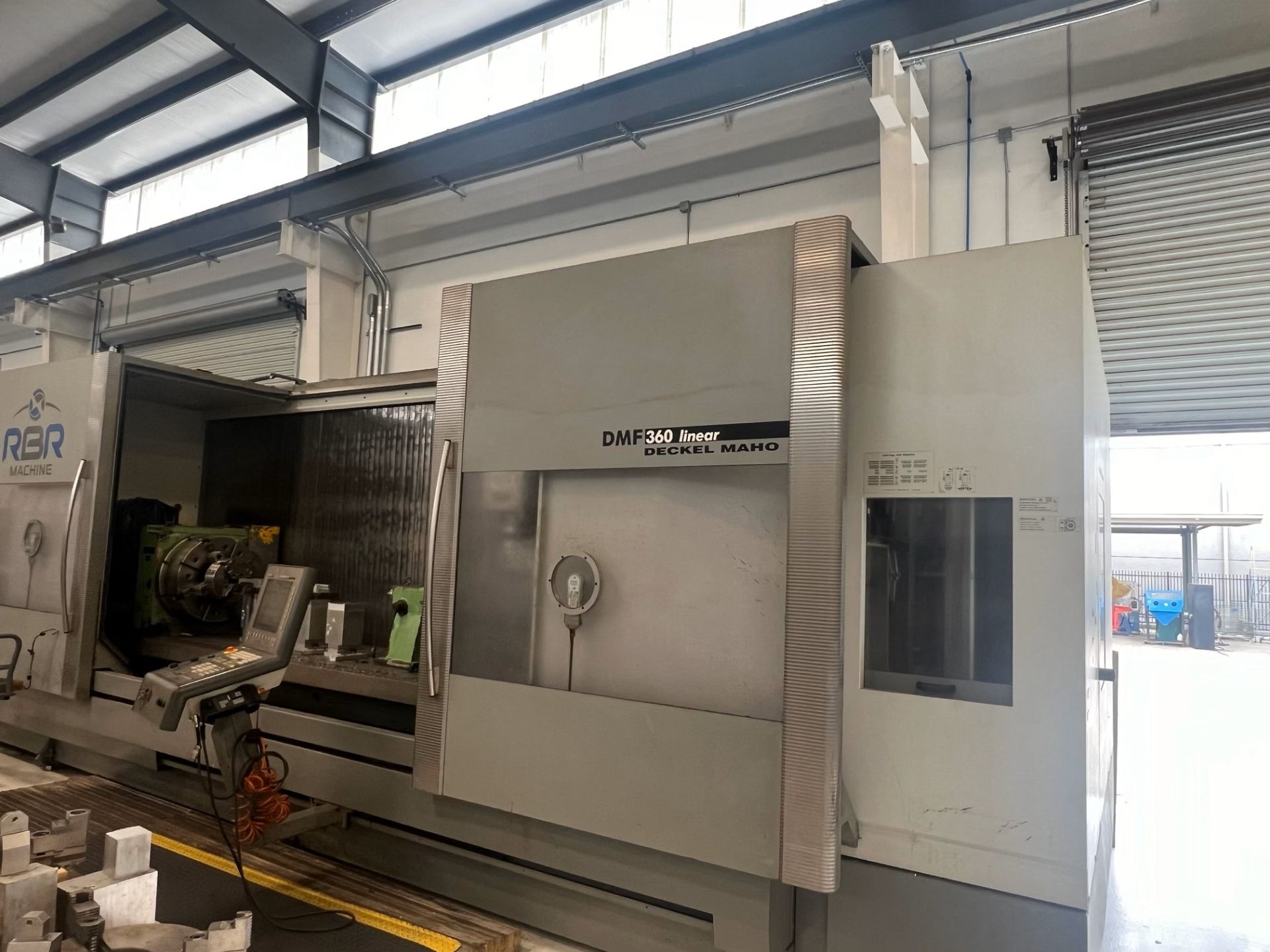 CNC VERTICAL MACHINING CENTER, DECKEL MAHO MDL. DMF360 LINEAR, Mfg. 2008, milling feature w/ - Image 2 of 4