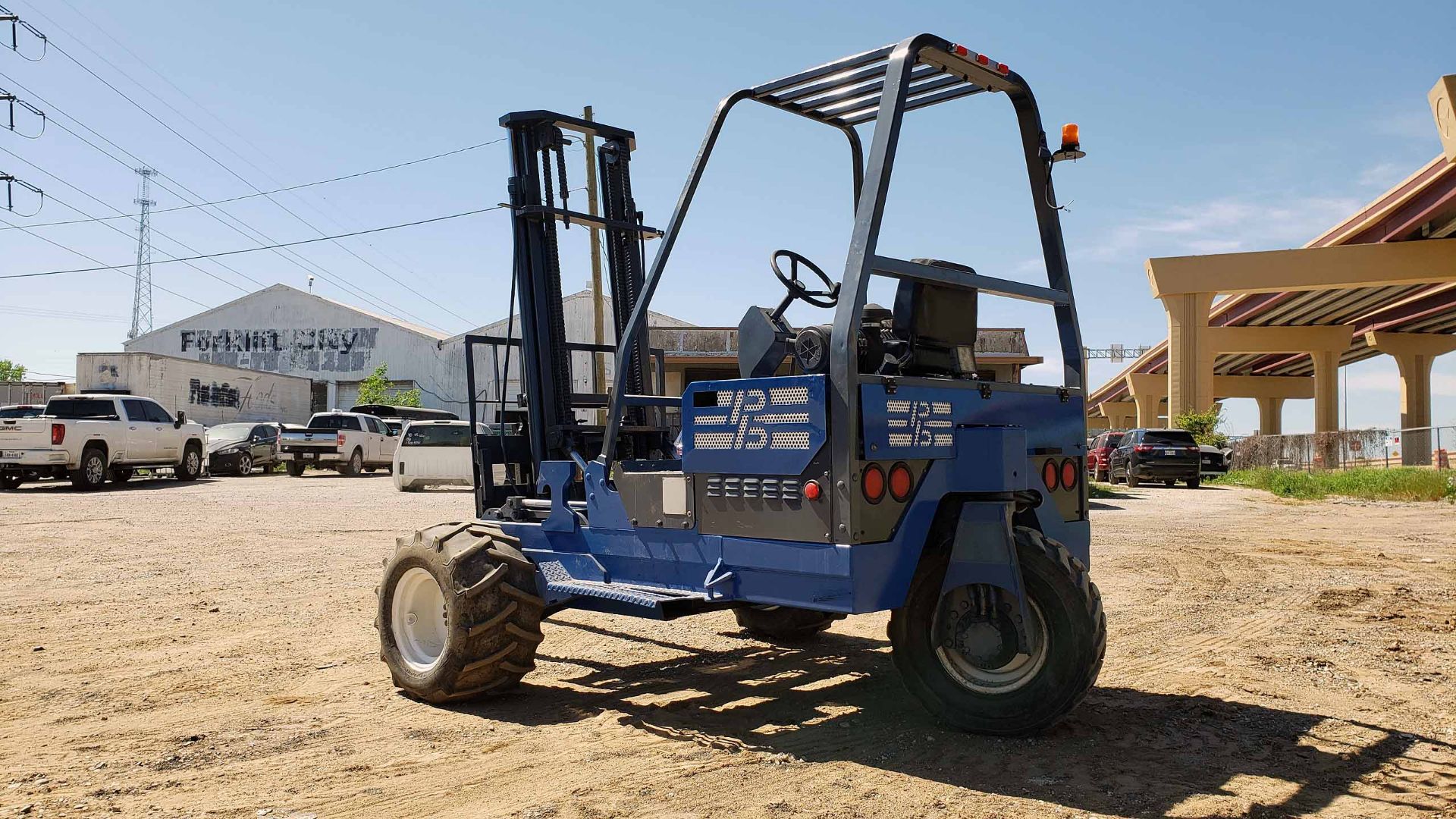 DIESEL FORKLIFT, PRINCETON 5,000-LB. BASE CAP. MDL. PB50, Cat 3024 diesel engine, 103” 2-stage mast, - Image 7 of 11