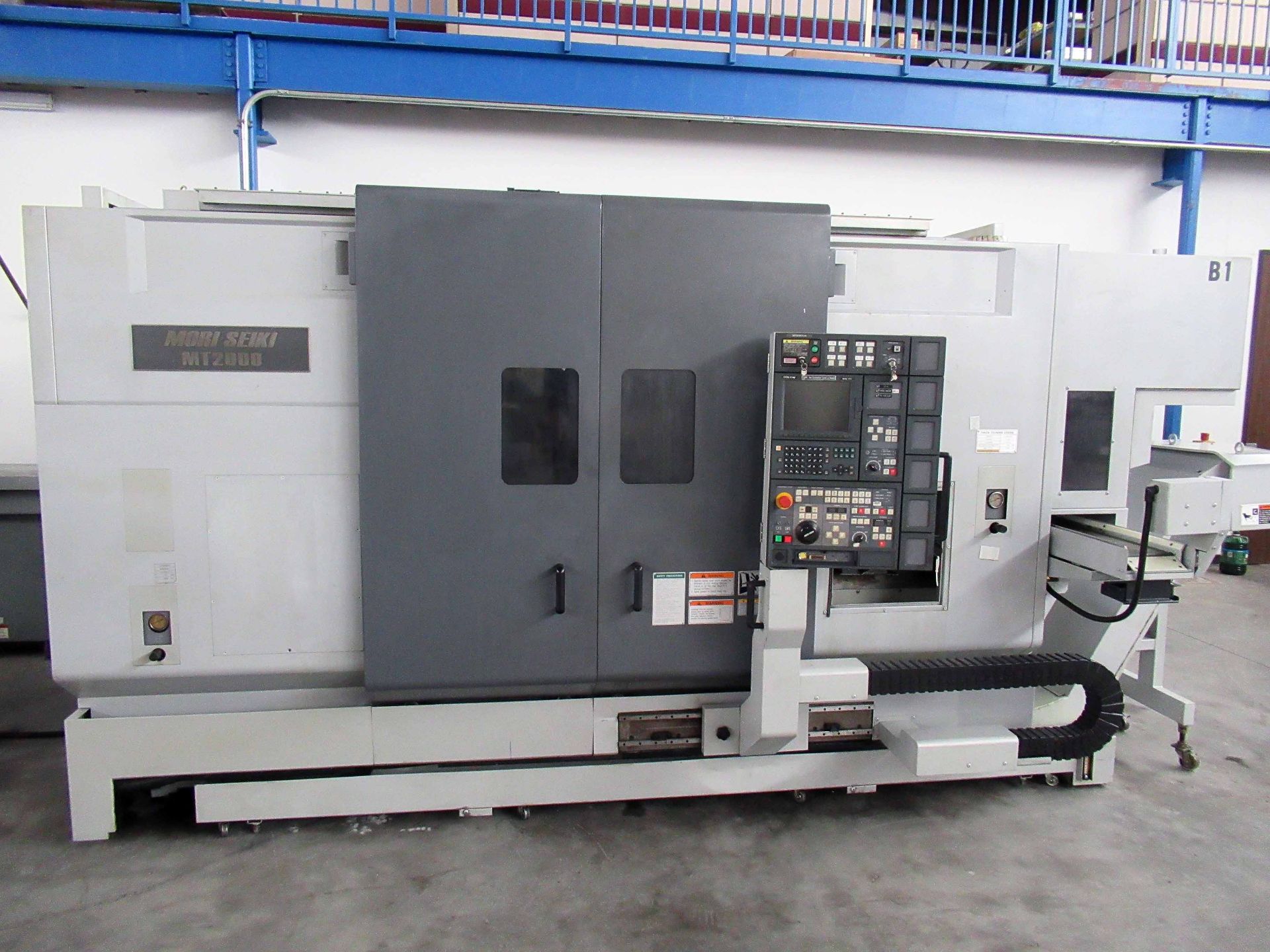 MULTI TASKING LATHE, MORI SEIKI MDL. MT-2000SZ, new 2002, Mori Seiki MSG-501 control, 21.6” max.