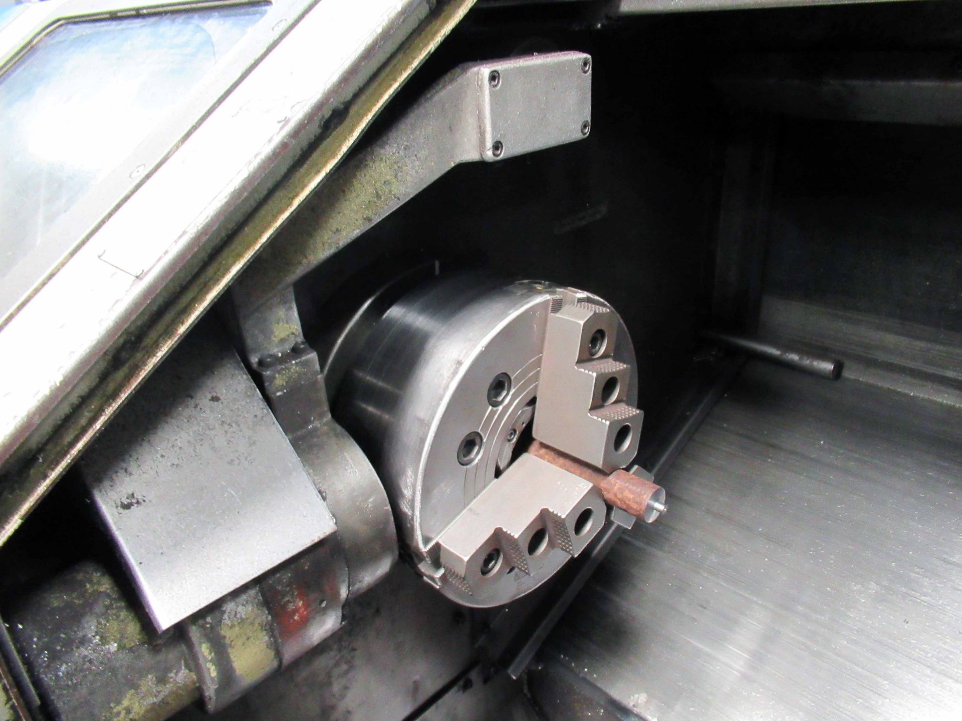 CNC LATHE, MAZAK QUICK TURN 18N MDL. QT-18N UNIVERSAL, Mazatrol T32-2 control, 11.81" max. turning - Image 3 of 5