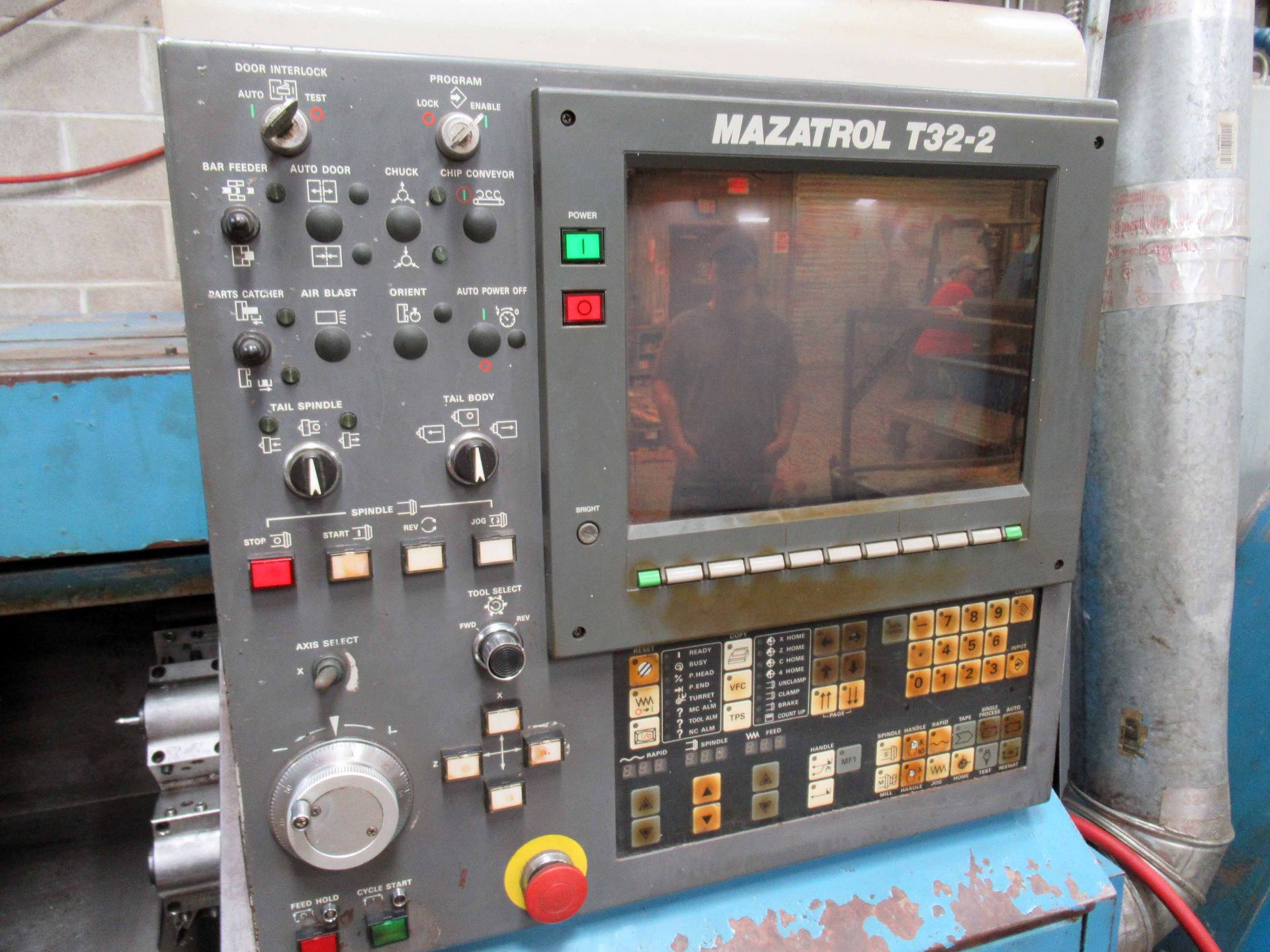 CNC LATHE, MAZAK QUICK TURN 18N MDL. QT-18N UNIVERSAL, Mazatrol T32-2 control, 11.81" max. turning - Image 2 of 5