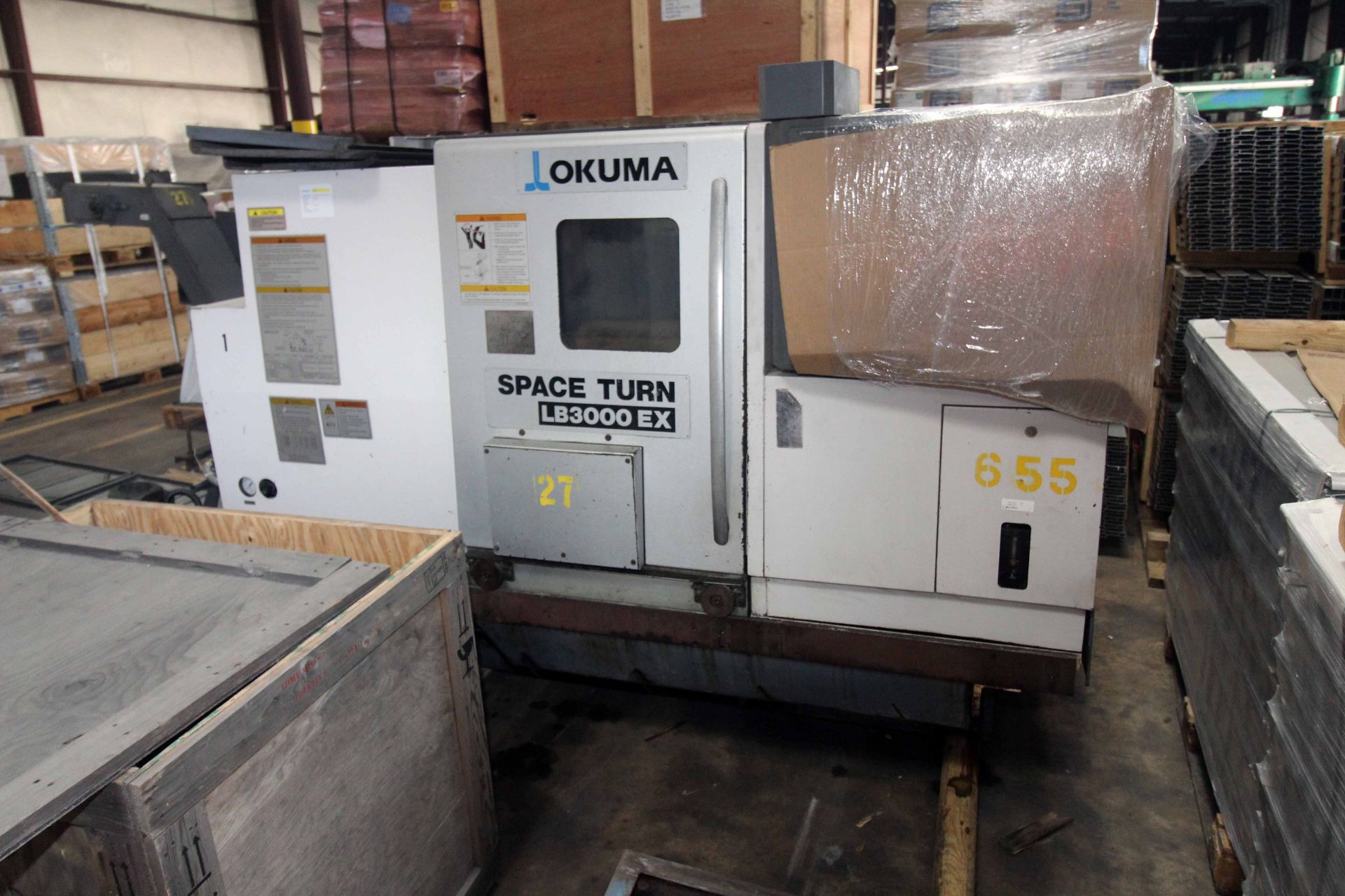 MULTI-AXIS CNC TURNING CENTER, OKUMA LB3000 EX MDL. LB3000EX-MC500, new 2011, Okuma OSP-P200L