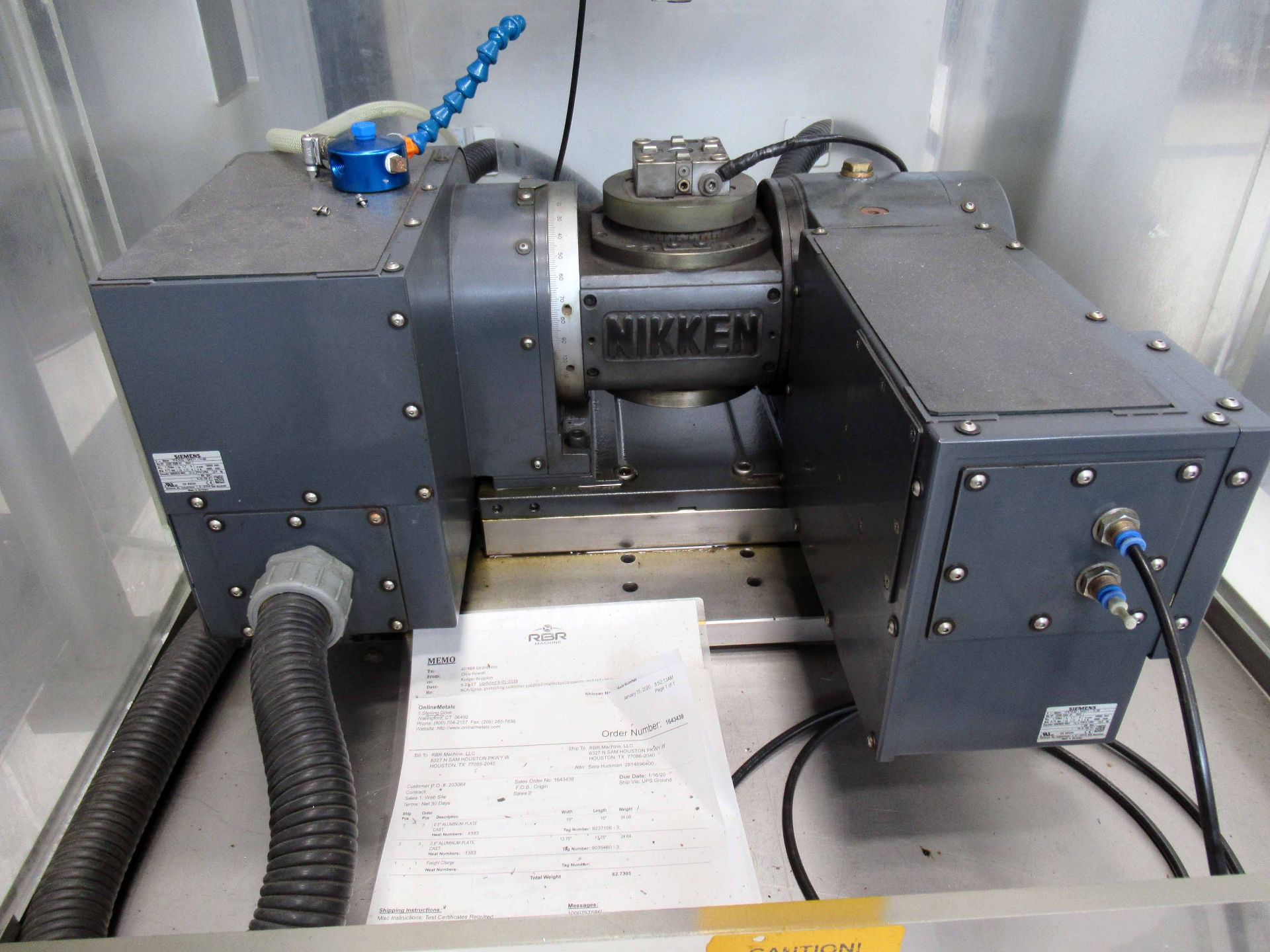 EDM DRILL, ELENIX MDL. EDM DRILL CT500F, new 2012, Seimens Sinumerik control, S/N 87290 (Made in - Image 5 of 7