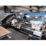 FLATBED CNC LATHE, MAZAK POWERMASTER N, Mazatrol T. Plus control, 35" swing x 78" btwn. centers,