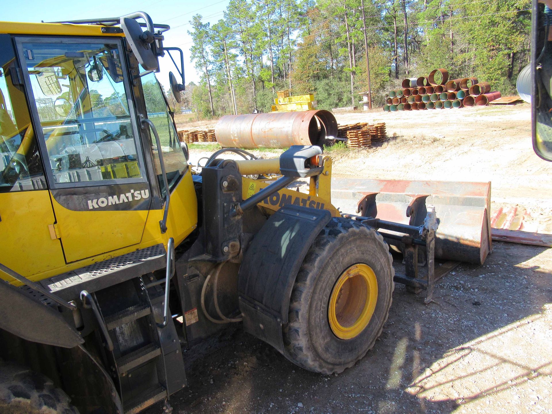 ARTICULATED WHEEL LOADER, 2020 KOMATSU MDL. WA380-8, Asset No. WL34, bucket and forks, 7,269 H.O.M., - Bild 5 aus 15