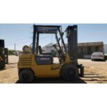 LPG FORKLIFT, CATERPILLAR 5,000-LB. BASE CAP. MDL. GP25, LPG Engine, 83" 3-stage mast, 189" lift