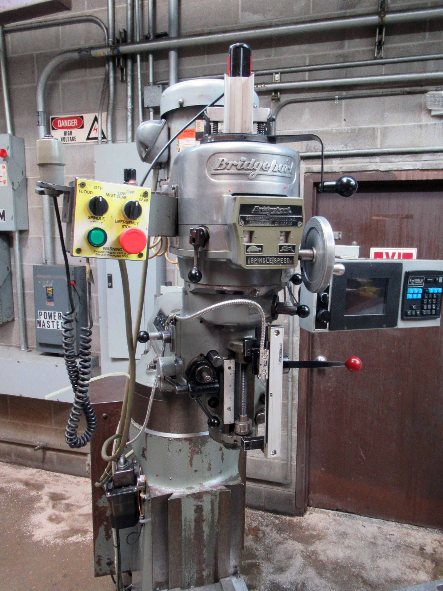 CNC BED MILL, BRIDGEPORT EZ TRAK SX, Ex Tran control, 9" x 48" tbl. size, pwr. draw bar, 4" riser ( - Image 2 of 6