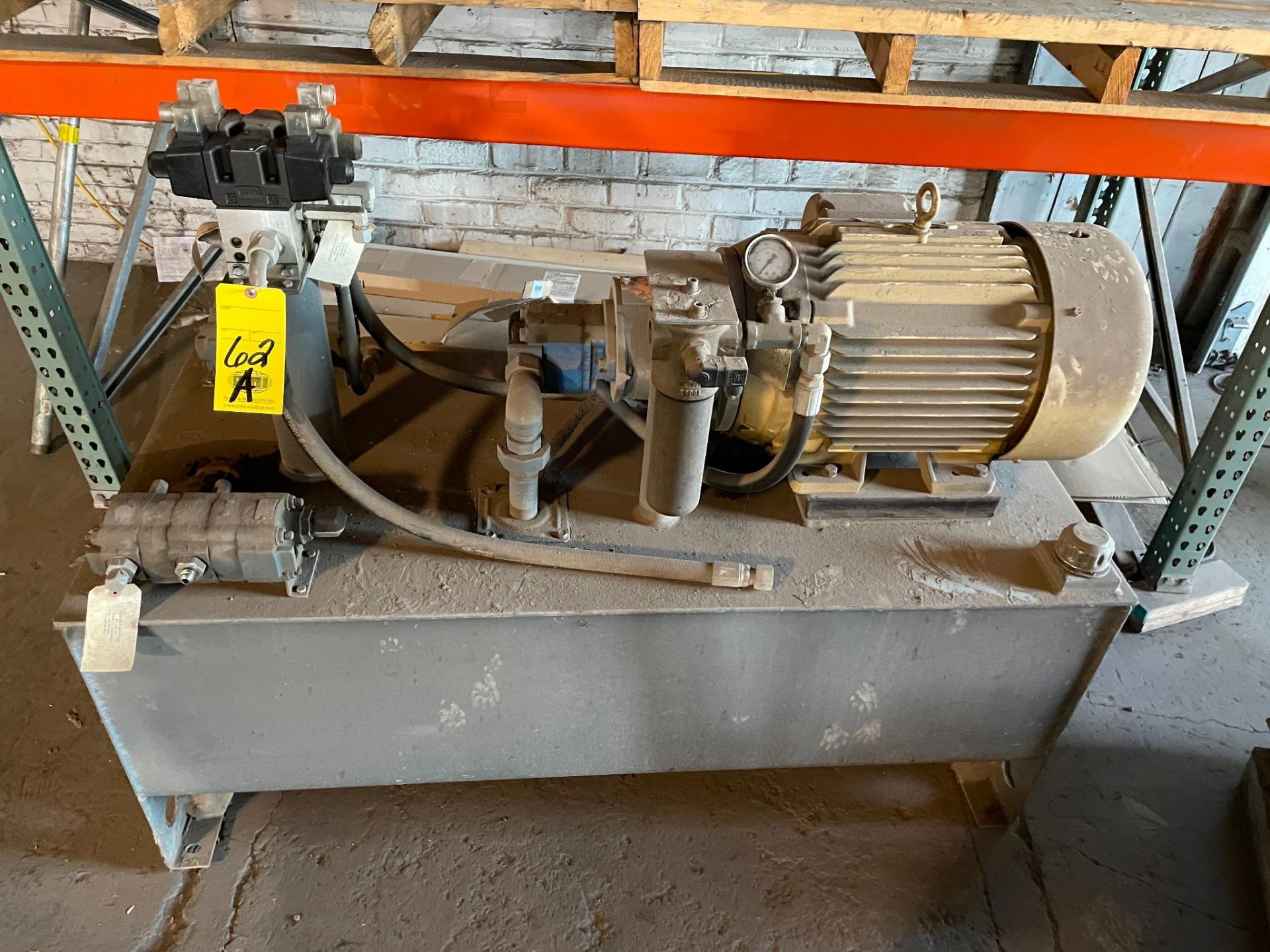 HYDRAULIC POWER UNIT, 25 HP, 3 Ph, 230/460 v., Baldor Super E motor