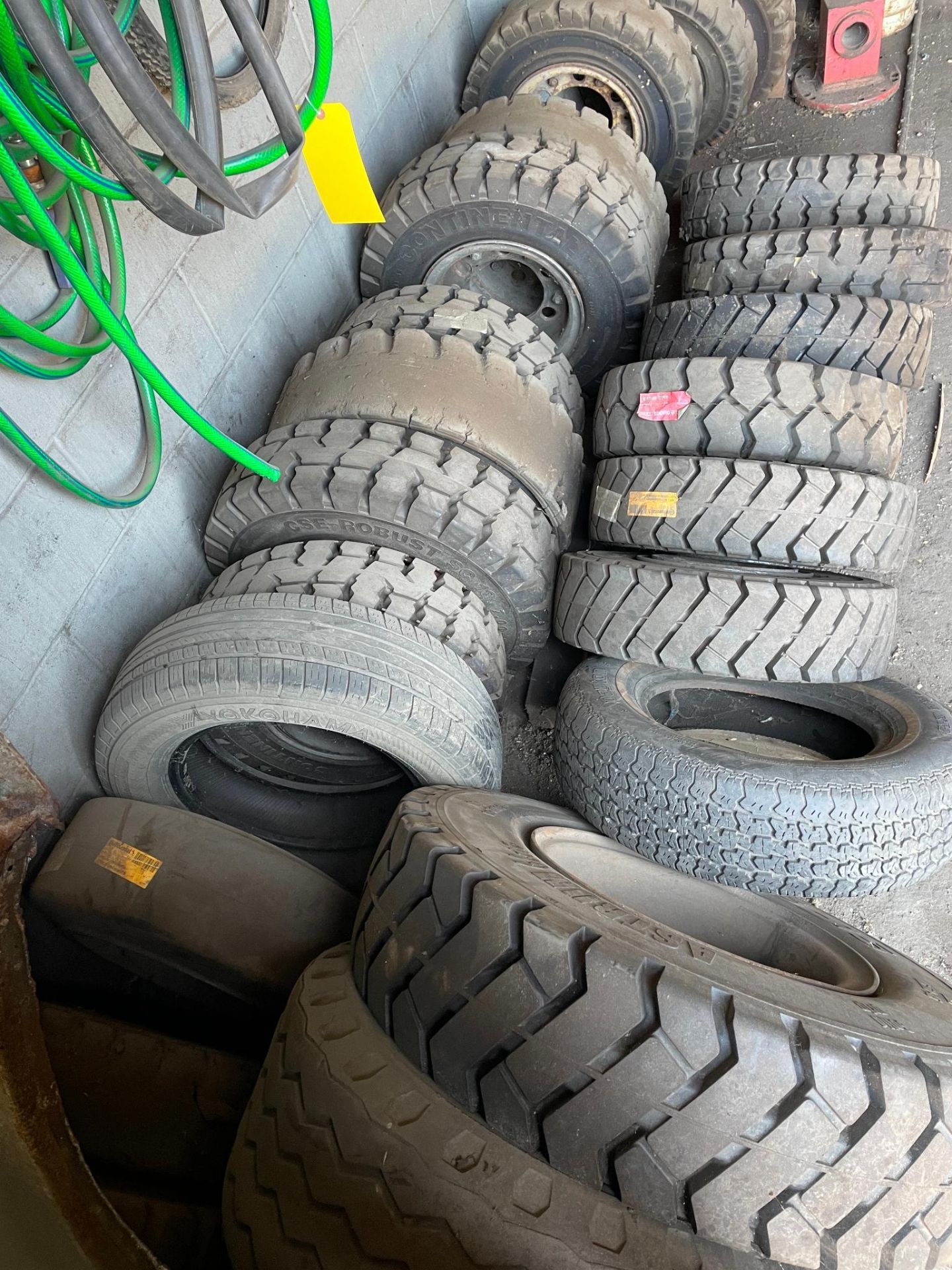 LOT OF NEW & USED FORKLIFT TIRES, assorted - Image 2 of 4
