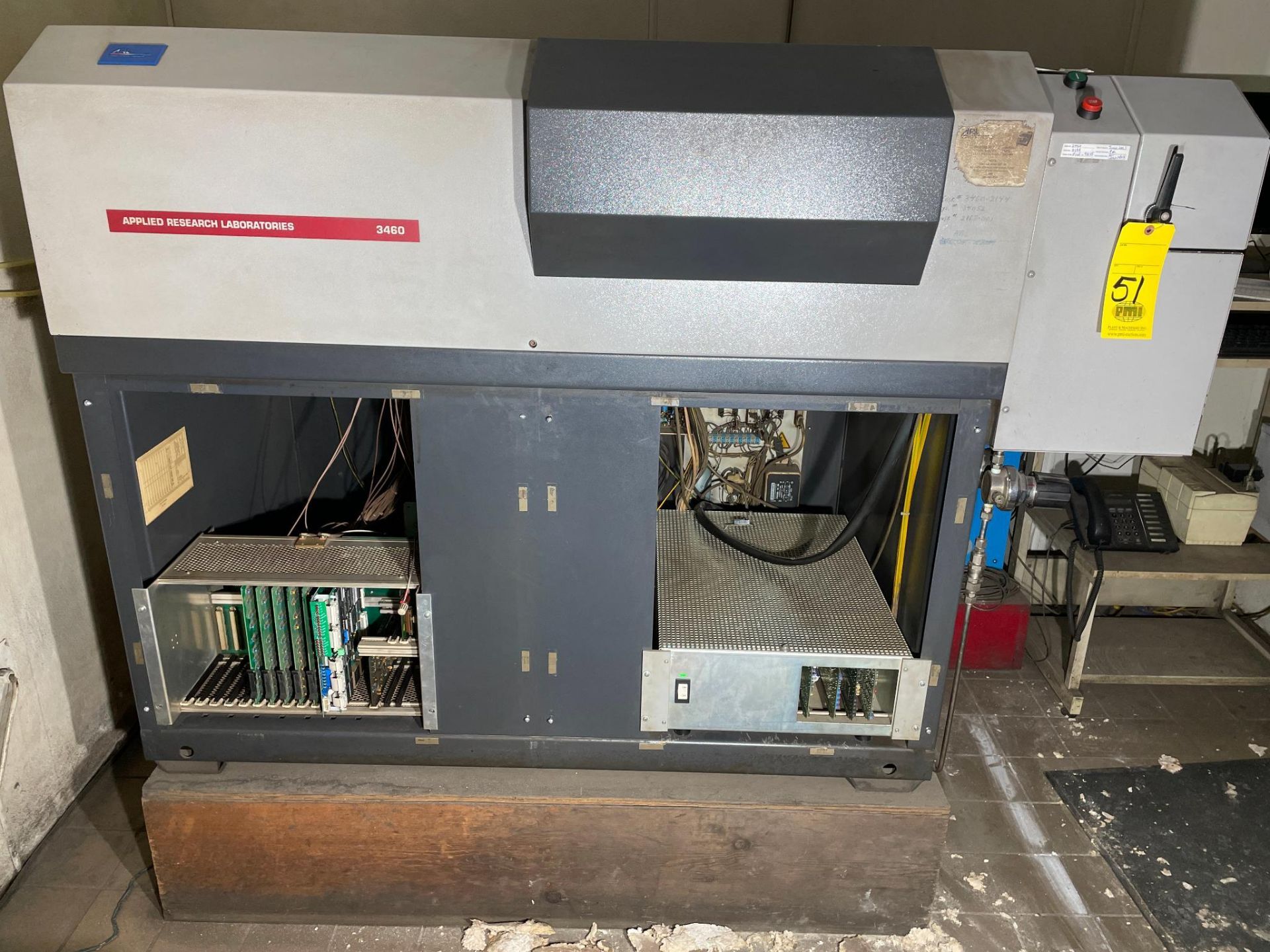 SPECTROMETER, APPLIED RESEARCH MDL. 3460, 9-elements, S/N 2144 - Image 4 of 4