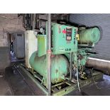 WATER COOLED ROTARY SCREW AIR COMPRESSOR, SULLAIR MDL. LS32-3001 WCWC, approx. 300 HP, S/N 003-