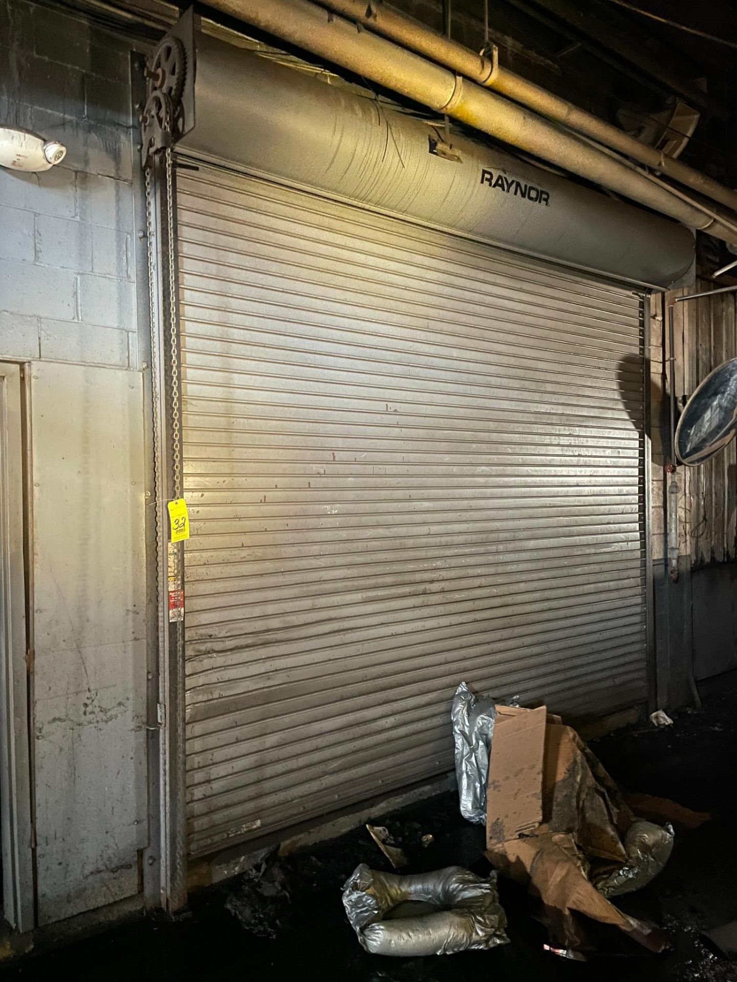 ROLL-UP DOOR, RAYNOR, manual closure, approx. 12'H. x 14'W.