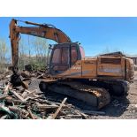 EXCAVATOR, CASE CS210, steel tracked, w/ clamshell grappler, S/N DAC0721109