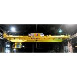 OVERHEAD BRIDGE CRANE, ZENAR 20/10 T. X 63'-2-1/4" SPAN FOUNDRY RATED TOP RUNNING DOUBLE GIRDER, new