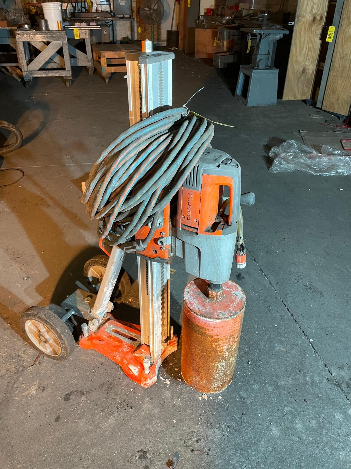 PORTABLE CORE DRILL, HUSQVARNA MDL. DS450, S/N 20133300040