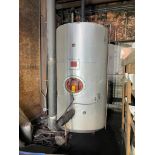 INSULATED HOT WATER HOLDING TANK, approx. 5' x 9', 922 gallons, built 2011, S/N 4411295