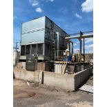 COOLING TOWER, EVAPCO MDL. AT12-243, w/ (4) vertical 40 HP pumps. S/N 10-388731 (one motor is