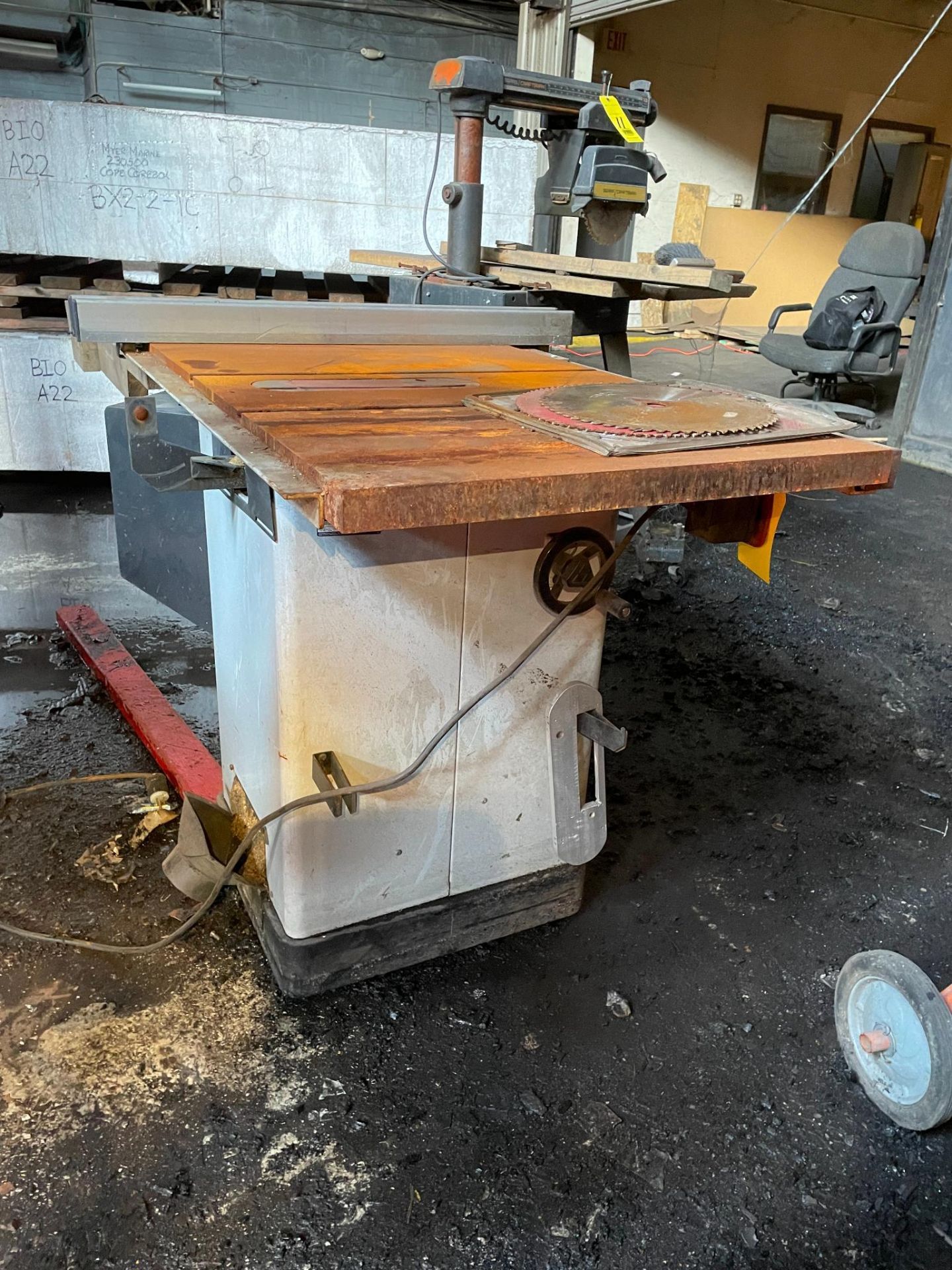 TABLE SAW, DELTA MDL. 36-714, 115/230 v., 1-3/4 HP, 3,600 RPM, S/N 30327 - Image 2 of 3