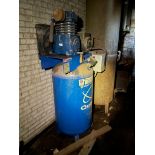 TWO-STAGE AIR COMPRESSOR, QUINCY QT-5 MDL. QTV-5-80AM, new 2018, 230 v., 5 HP, 80 gal., 1 Ph., S/N