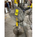 LOT OF PEDESTAL SHOP FANS (ONE PAIR), 24"