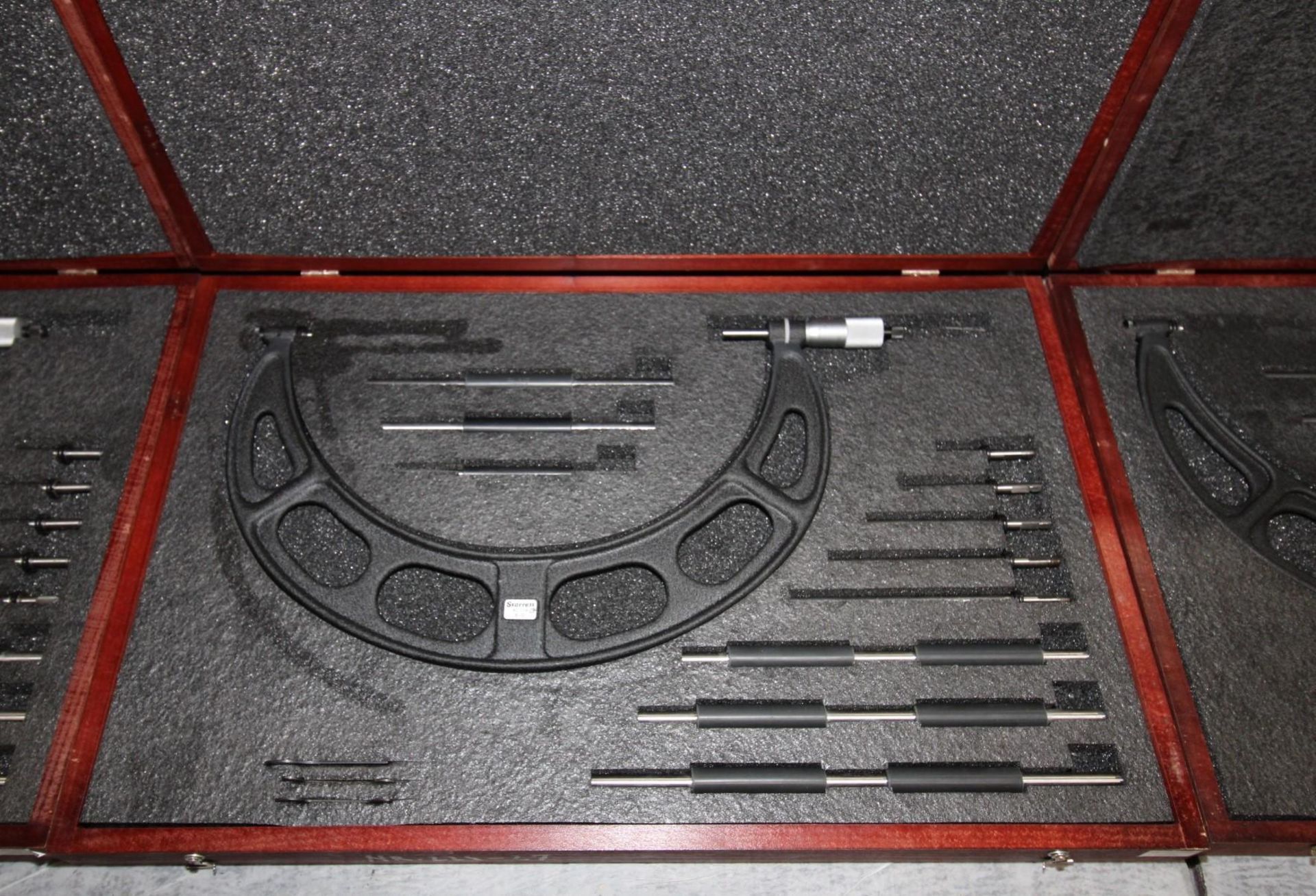 OUTSIDE MICROMETER, STARRETT MDL. 224 GRLZ SERIES, 6 to 12" range, Interchangeable-Anvil micrometer, - Image 2 of 2