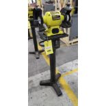 PEDESTAL GRINDER, DEWALT MDL. DW758. 8" dia. wheels, 3/4 HP, 3600 RPM