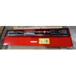 TORQUE WRENCH, CDI MDL. 1005MFRMH, dual scale micrometer adjustable click style torque wrench, w/