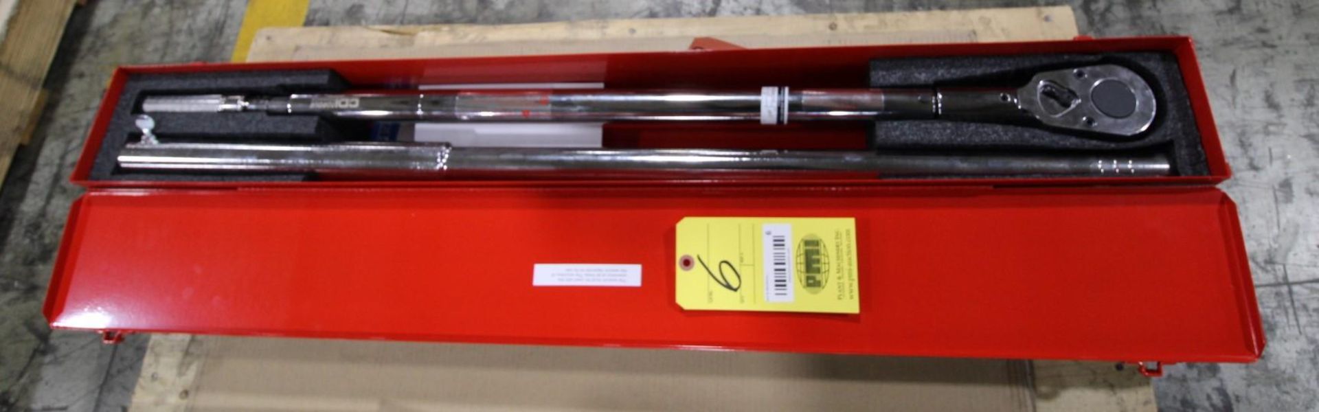 TORQUE WRENCH, CDI MDL. 1005MFRMH, dual scale micrometer adjustable click style torque wrench, w/