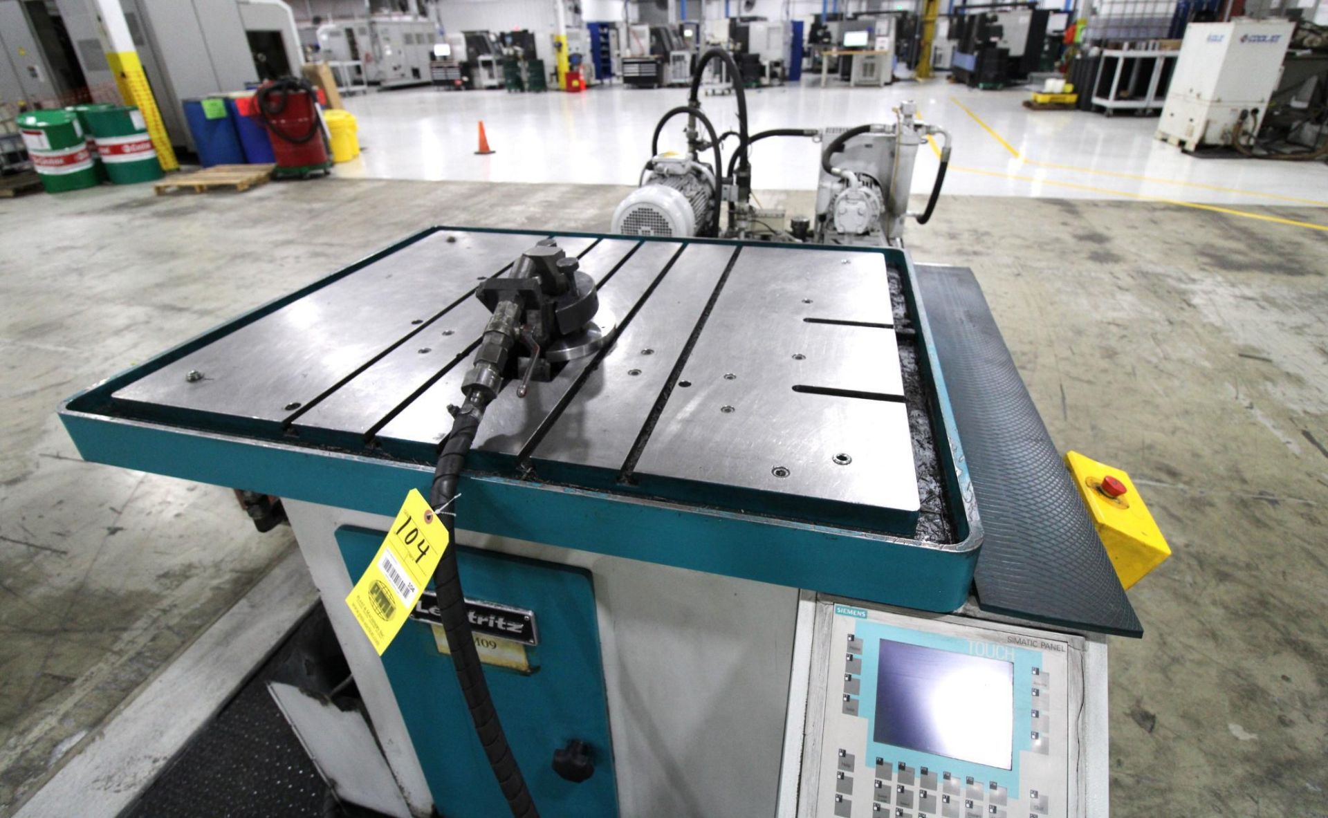 CNC KEYSEATER, LEISTRITZ POLYMAT 70/600 CNC HYDRAULIC KEYSEATER, new 2012, 32” x 41” tbl. size, 2. - Image 15 of 17