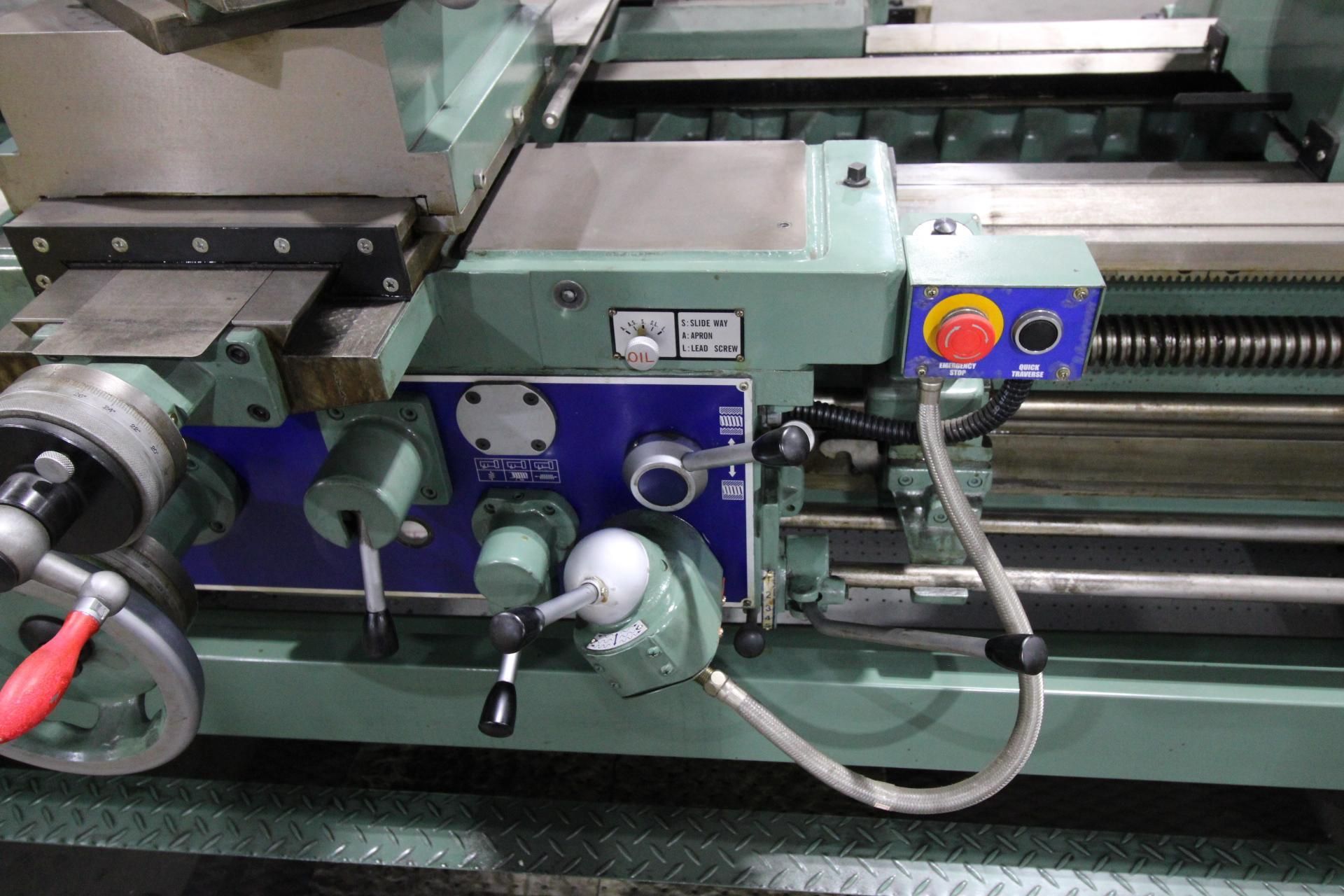 HOLLOW SPINDLE LATHE, KINGSTON HEAVY DUTY 34 HP-2000, new 2014, never used in production, 7-1/4" sp - Image 12 of 23