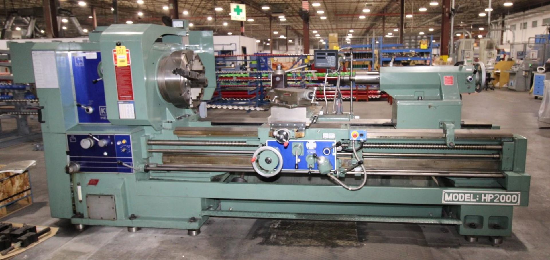 HOLLOW SPINDLE LATHE, KINGSTON HEAVY DUTY 34 HP-2000, new 2014, never used in production, 7-1/4" sp