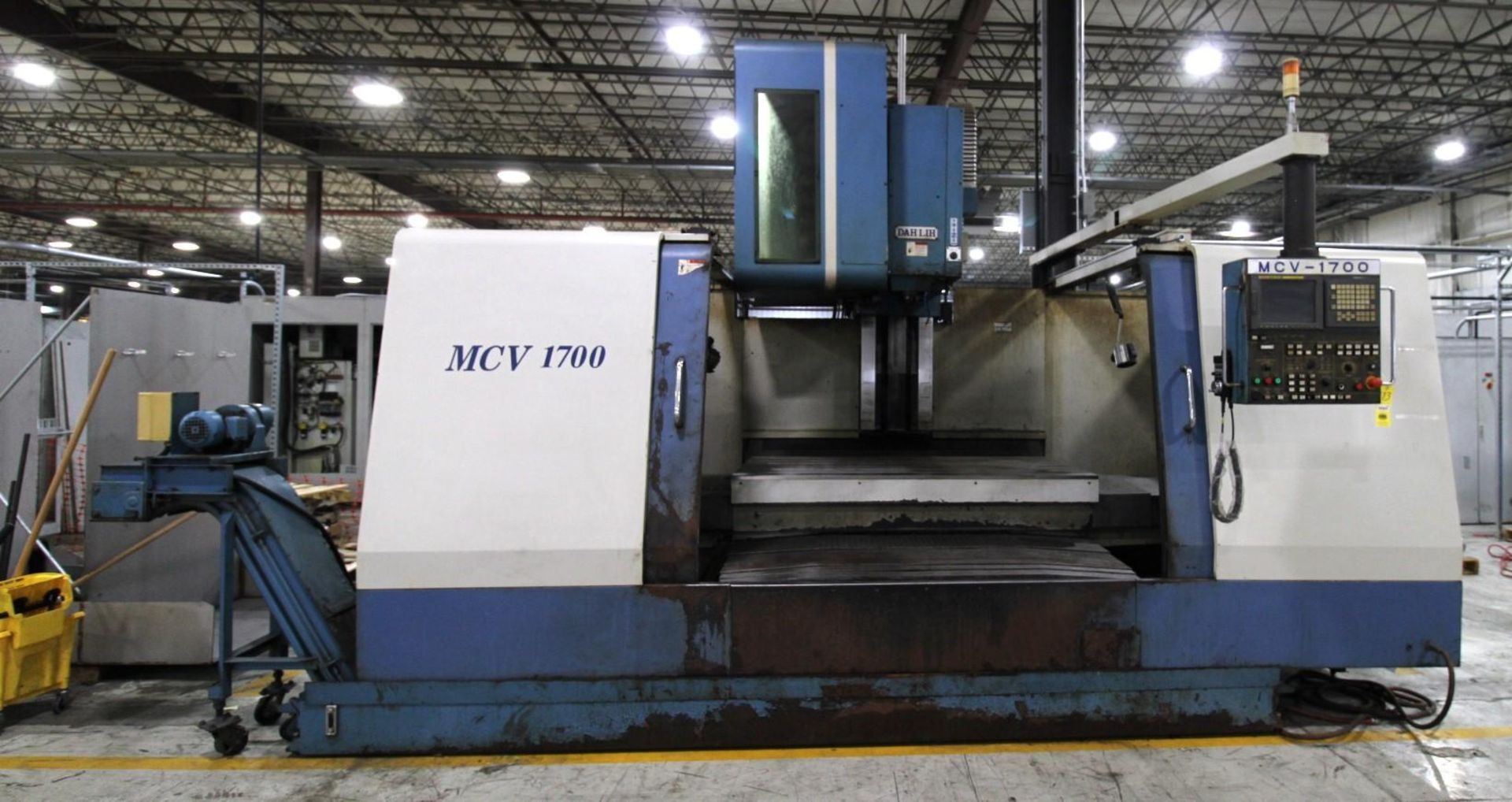 CNC VERTICAL MACHINING CENTER, DAHLIH MCV-1700, new 2006, Fanuc 21i-MB CNC control, 40” x 75” tbl. - Image 2 of 24