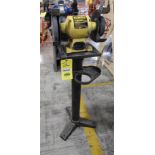 PEDESTAL GRINDER, DEWALT MDL. DW758. 8" dia. wheels, 3/4 HP, 3600 RPM