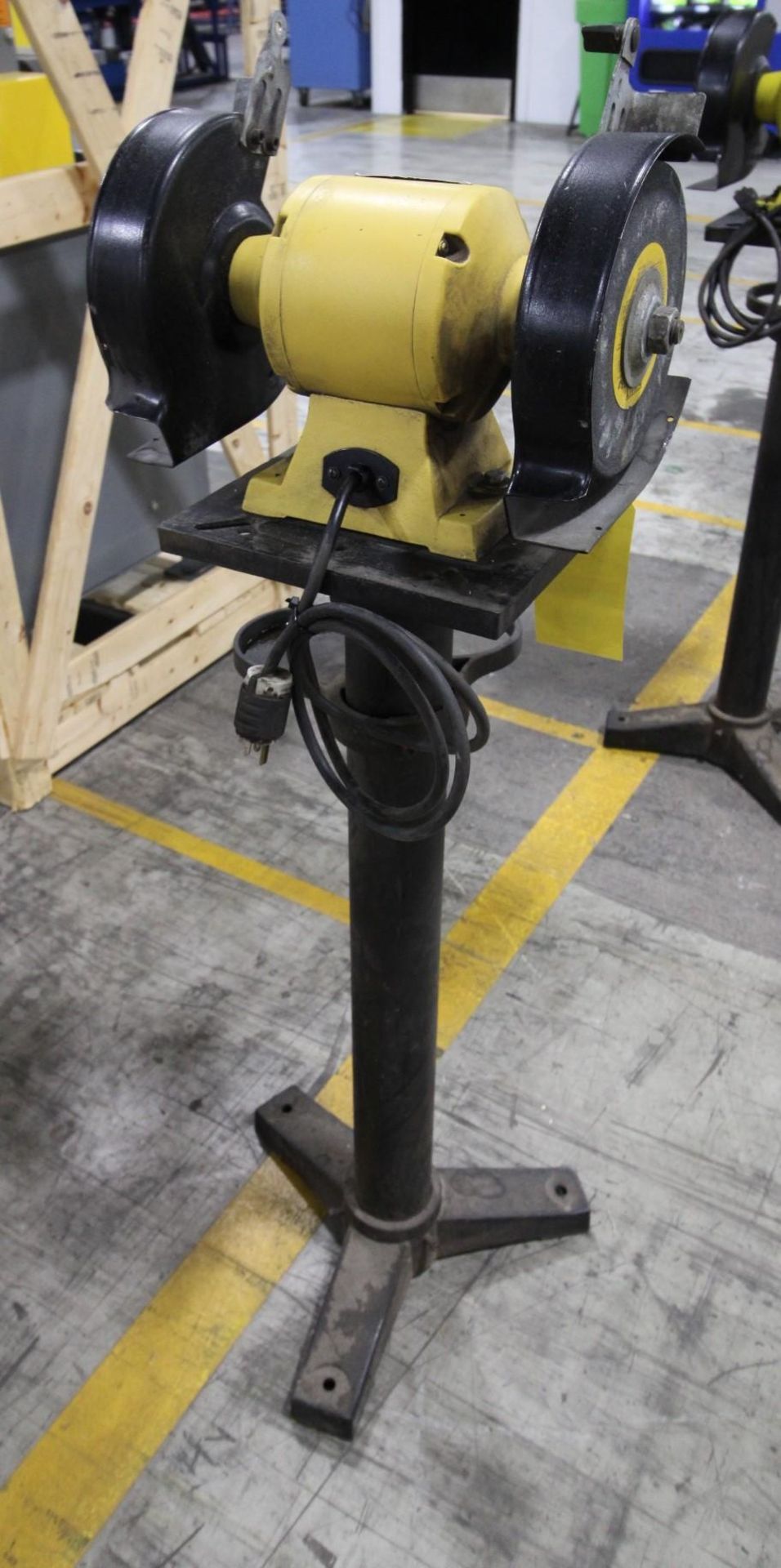 PEDESTAL GRINDER, DEWALT MDL. DW758. 8" dia. wheels, 3/4 HP, 3600 RPM - Image 2 of 3