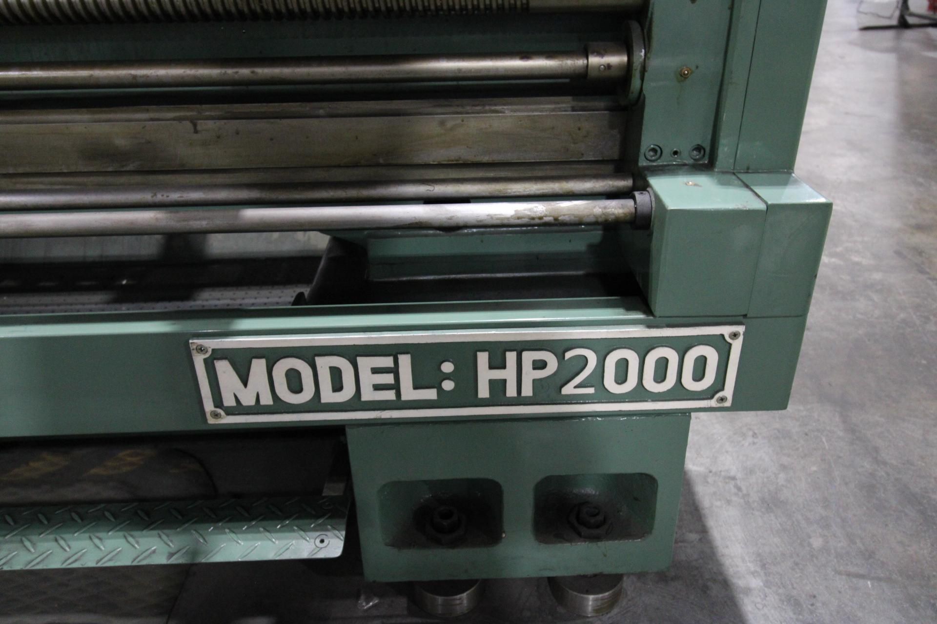HOLLOW SPINDLE LATHE, KINGSTON HEAVY DUTY 34 HP-2000, new 2014, never used in production, 7-1/4" sp - Image 15 of 23