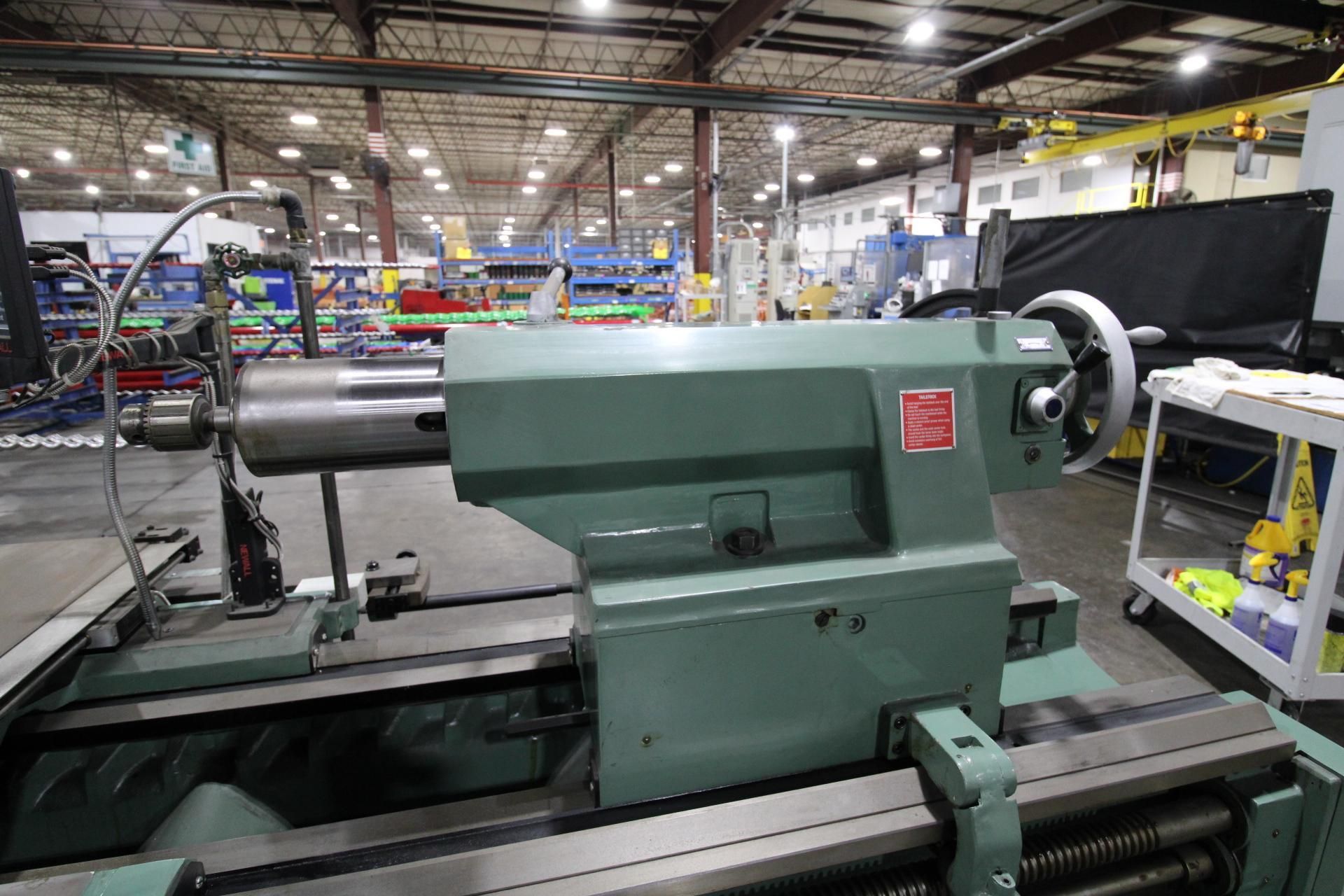 HOLLOW SPINDLE LATHE, KINGSTON HEAVY DUTY 34 HP-2000, new 2014, never used in production, 7-1/4" sp - Image 13 of 23