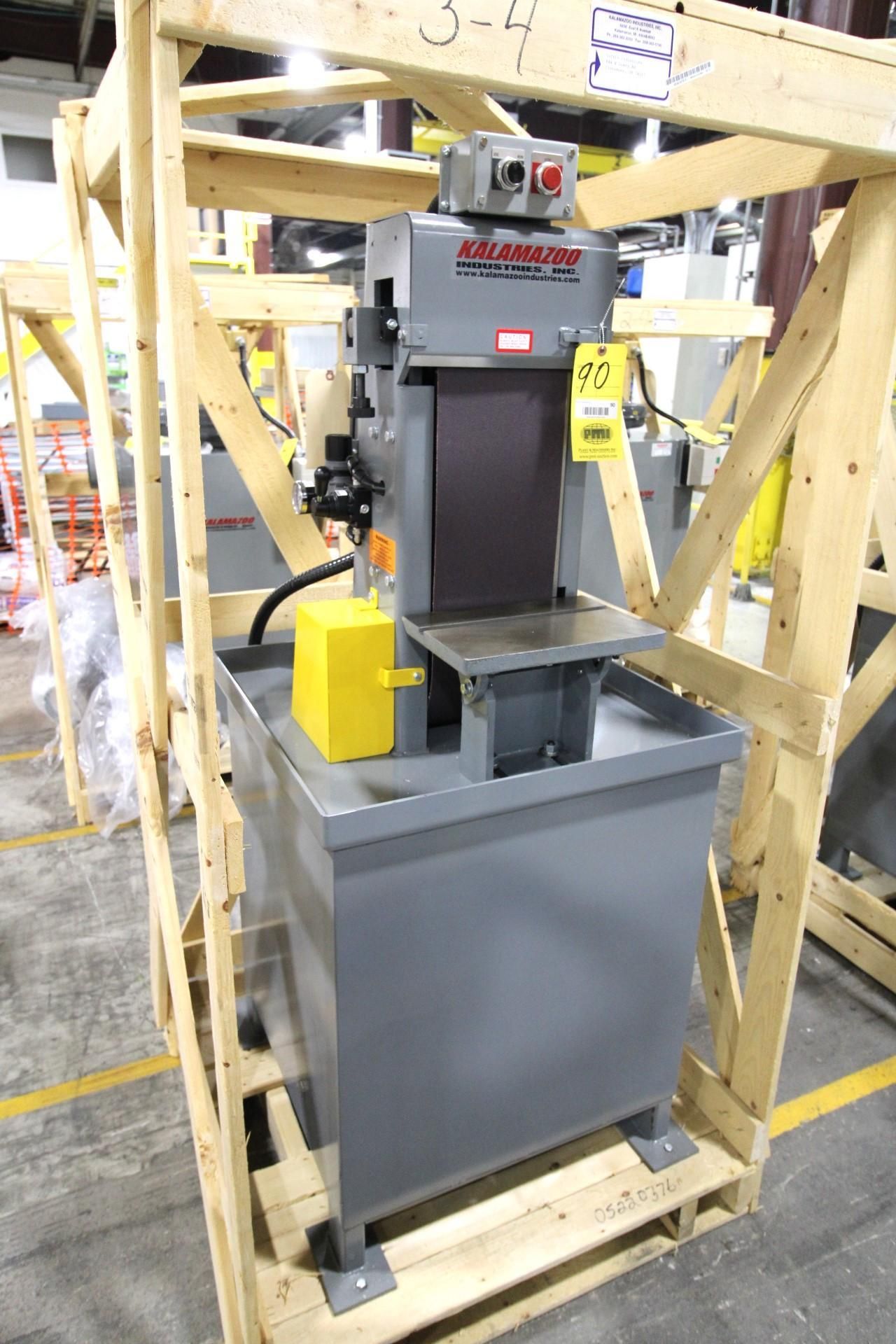 INDUSTRIAL SANDER, W/ DUST COLLECTOR, KALAMAZOO S8D, 8” x 60”, 7.5 HP, w/ dust collection system,